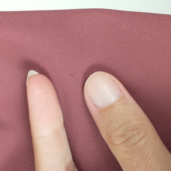 Alo Yoga High Waist Airlift Capri Leggings Womens Medium Mauve Pink High Rise - Picture 7 of 9